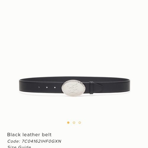 FD Men's belt 3.4cm