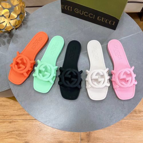 Double G jelly slippers