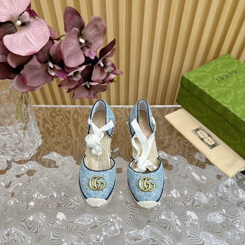 Slope heel fisherman sandals