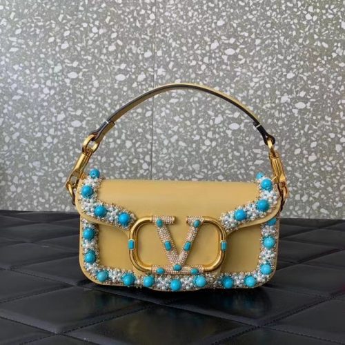 Garavani Mini logo 3D Embroidered Handbag