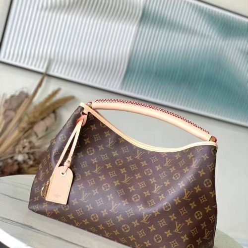 Again Shoulder Bag M25877 Monogram Canvas with Braided Handle