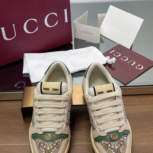 Crystal Panel Low Top Sneakers